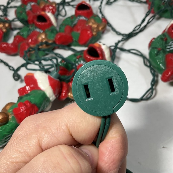 Elmo Sesame Street Christmas Light Set 10 Indoor/Outdoor 1998 Works Great - Picture 10 of 10